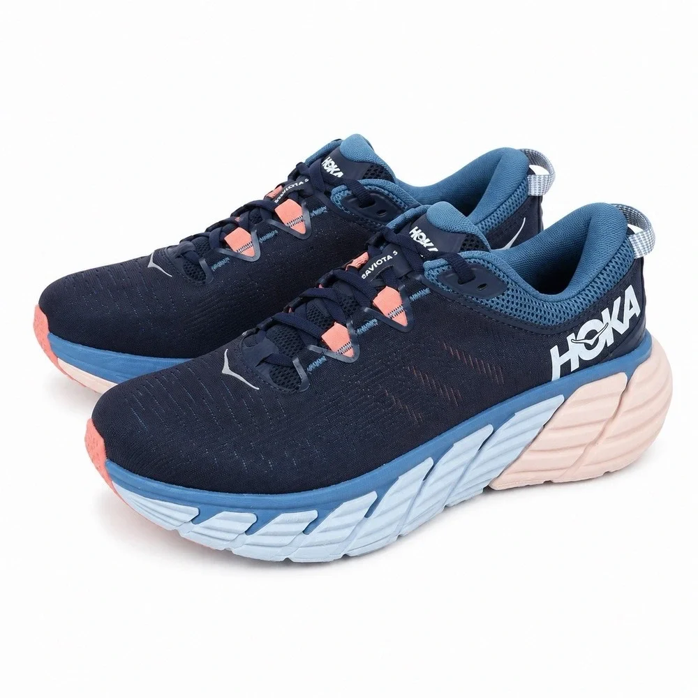 Hoka One One Gaviota 3 Ombre Blue Rosette 1113521-OBRS Women's 10B Running Shoes